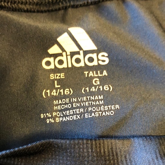 Adidas Men's Black and Gray Short Sleeve Tee - Picture 5 of 6